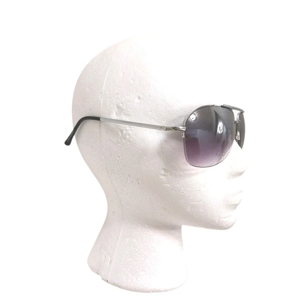 Steve Madden Aviator Sunglasses Purple Gradiant Frame S066 SLV Silver Full Rim‎
